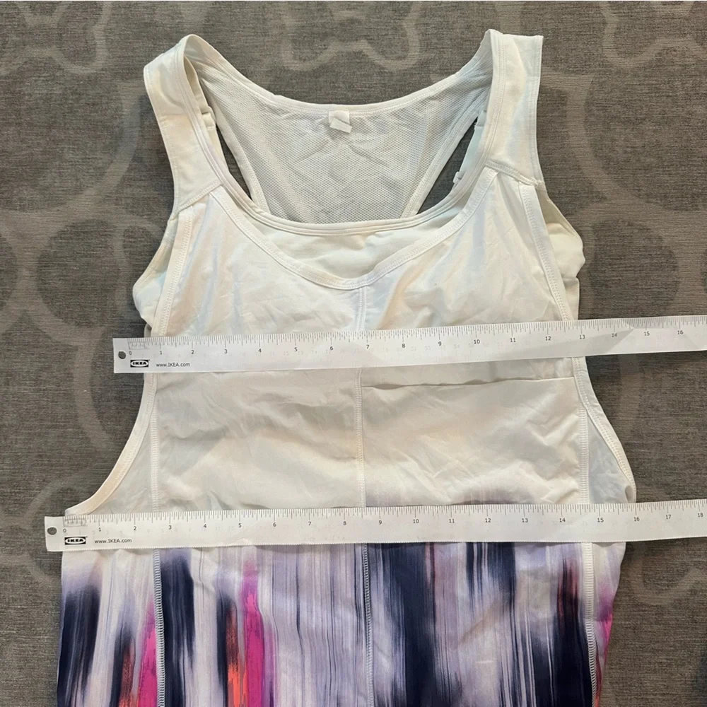 Lululemon Athletica “Run for your Money” tank w built in sports bra